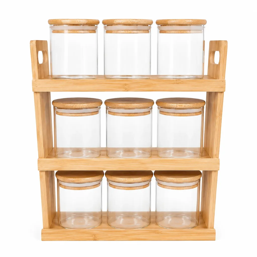 GERMAX 9PCS SPICE JARS