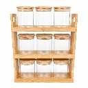 GERMAX 9PCS SPICE JARS
