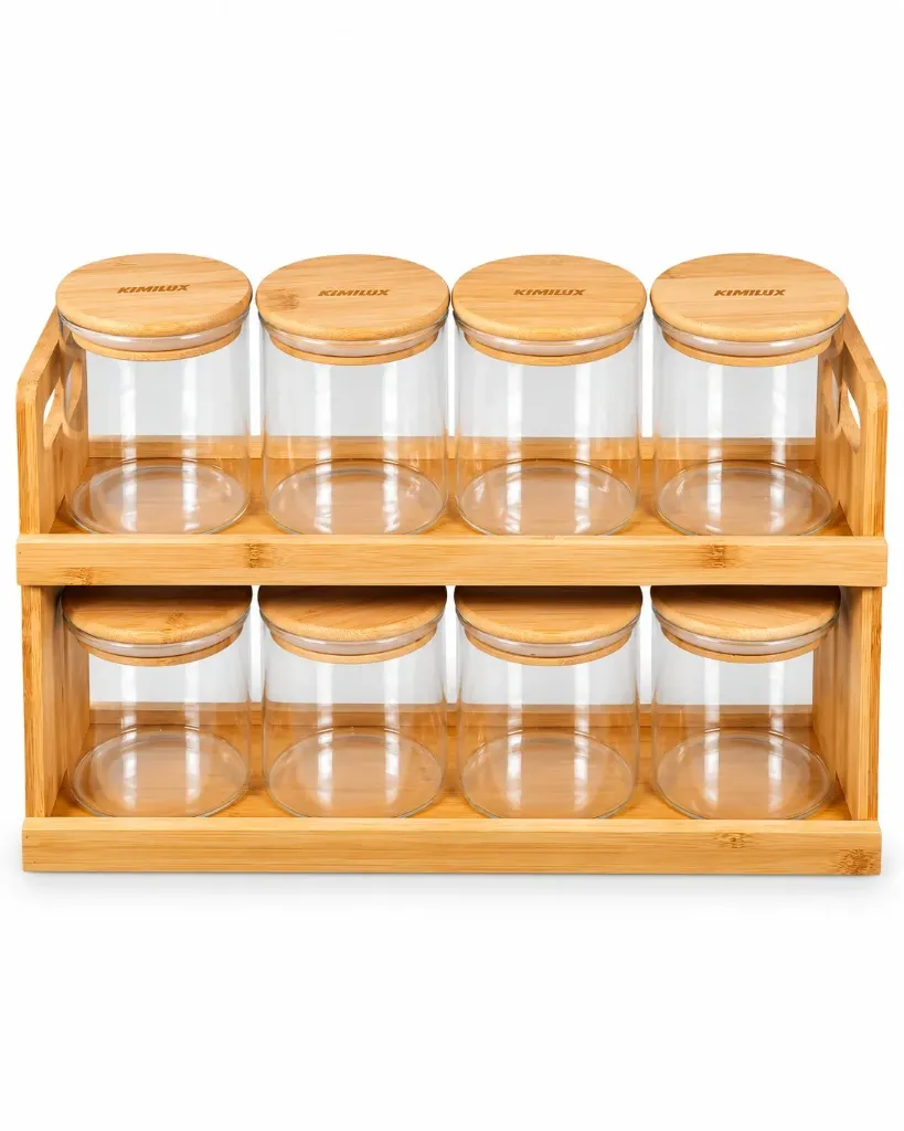 GERMAX 8PCS SPICE JARS