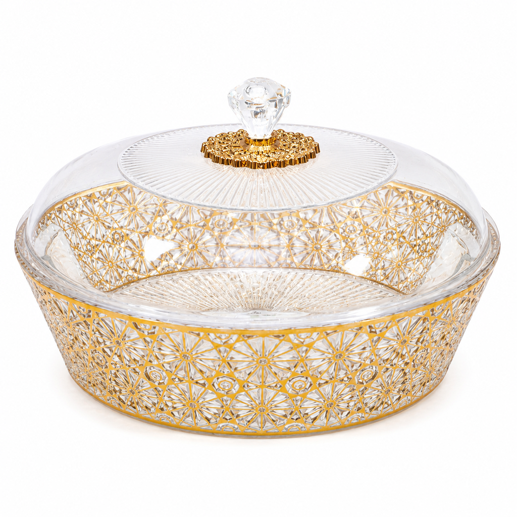 [DZ-3767] DELZA ACRYLIC FRUIT BOX ROUND 25 CM