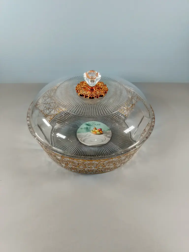 DELZA ACRYLIC FRUIT BOX ROUND 25 CM