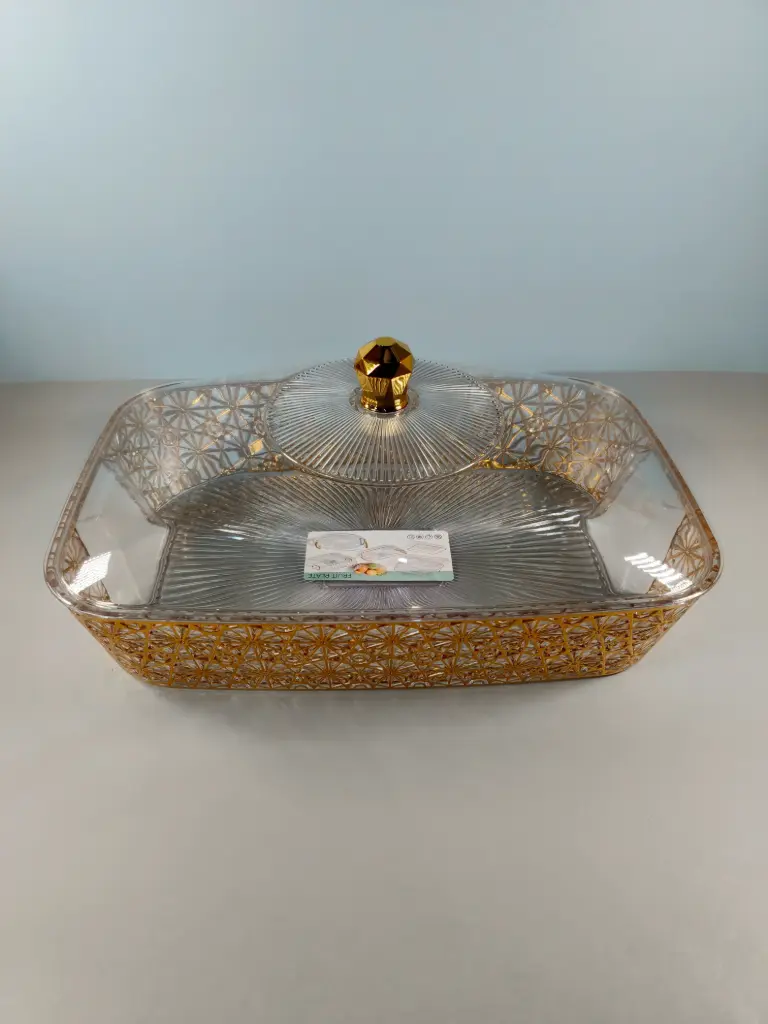 DELZA ACRYLIC FRUIT BOX RECT 37 X 25 X 8