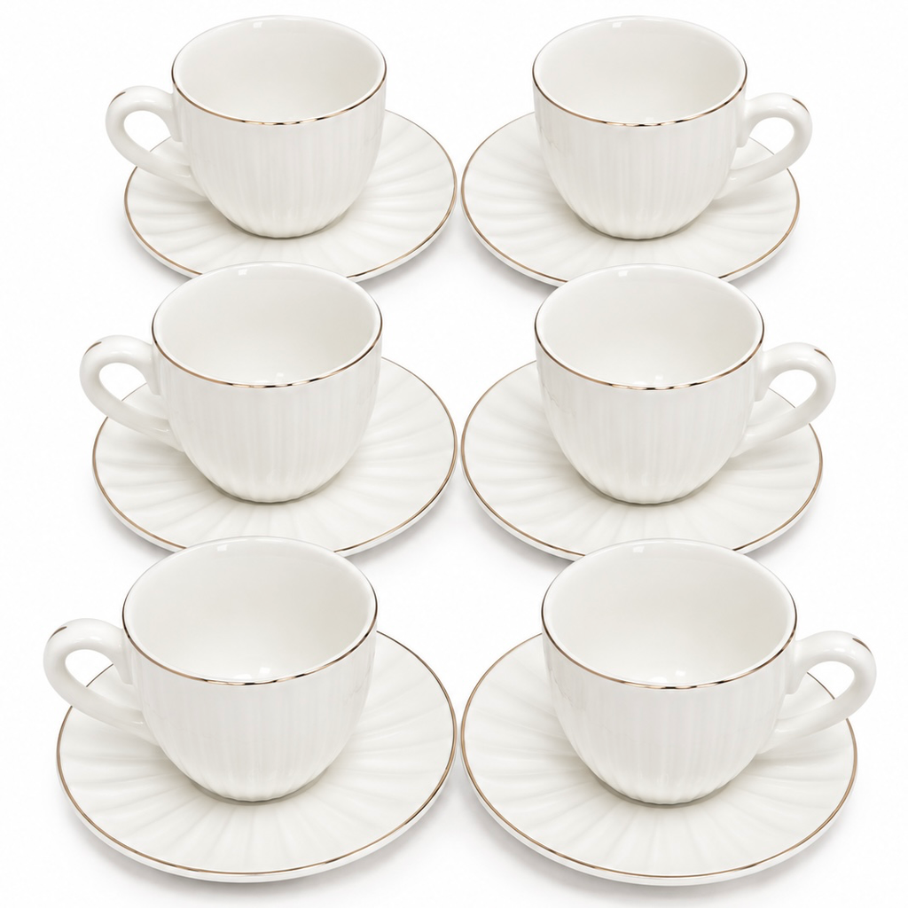 [GER-5799G] GERMAX 6CUPS & 6SAUCER 90CC