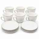 GERMAX 6CUPS & 6SAUCER 90CC