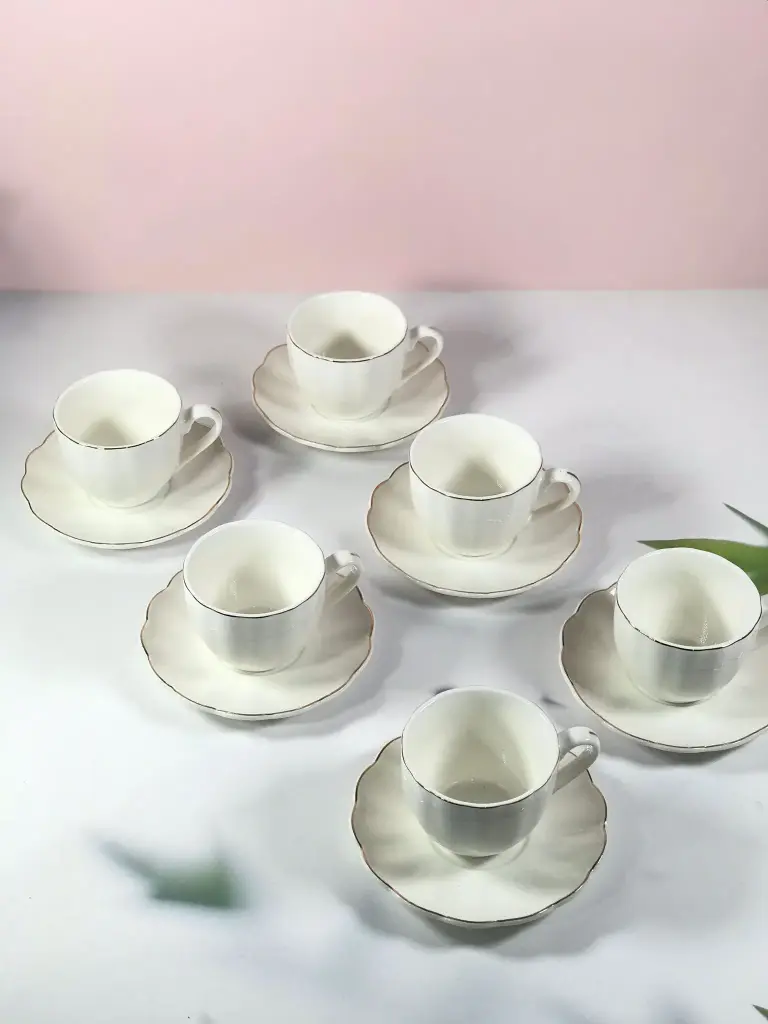 GERMAX 6CUPS & 6SAUCER 90CC
