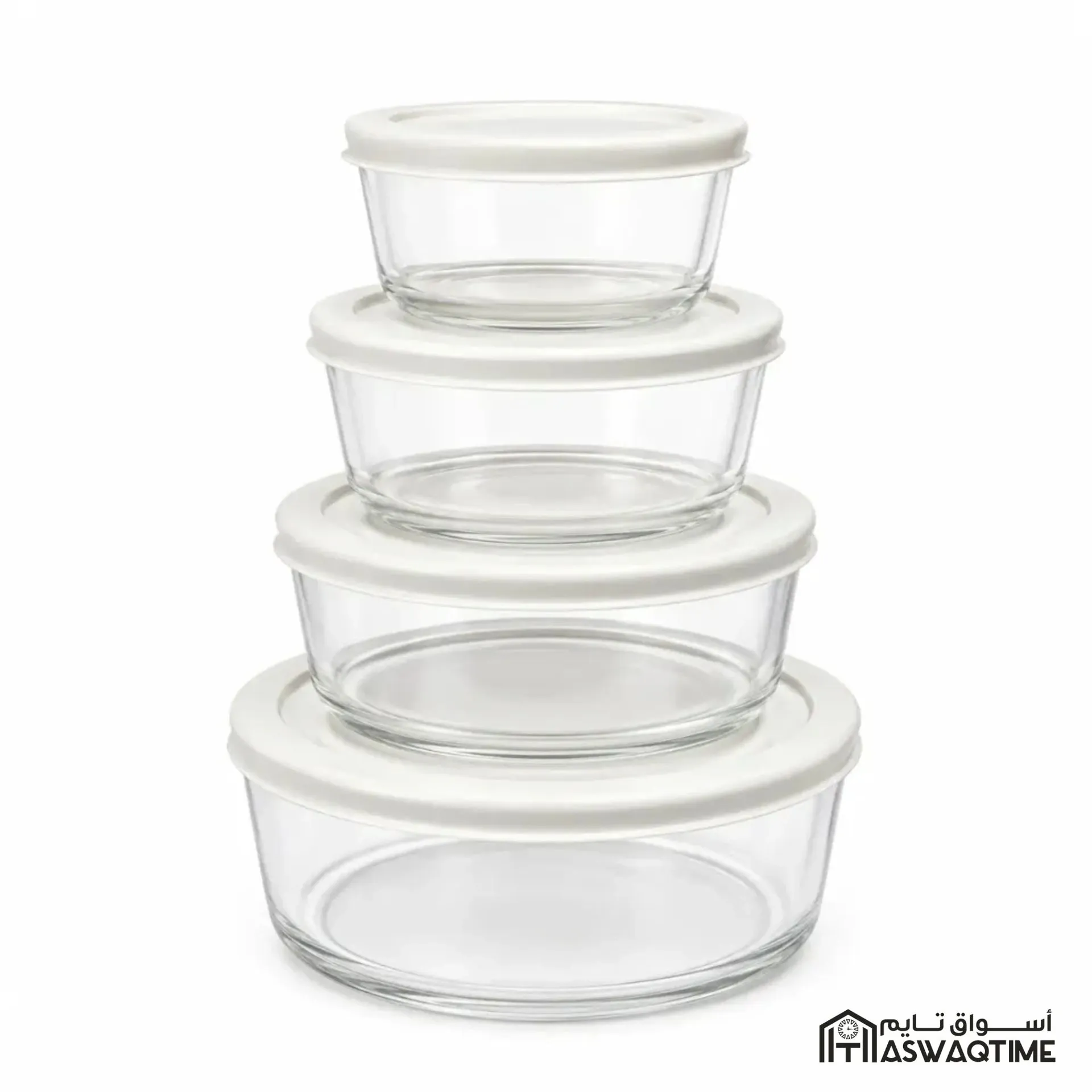 [JR-ELE-190] ELEGANT 4PCS GLASS BOWLS 4PCS SET