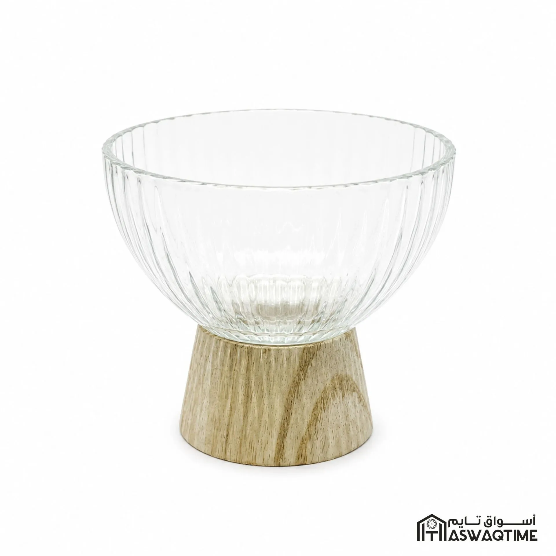 BOWL WITH WOOD STAND