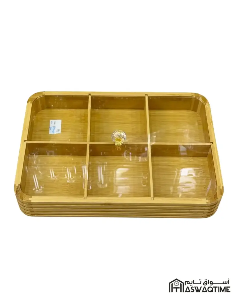 DELZA NUTS HOLDER 6 PART BAMBOO