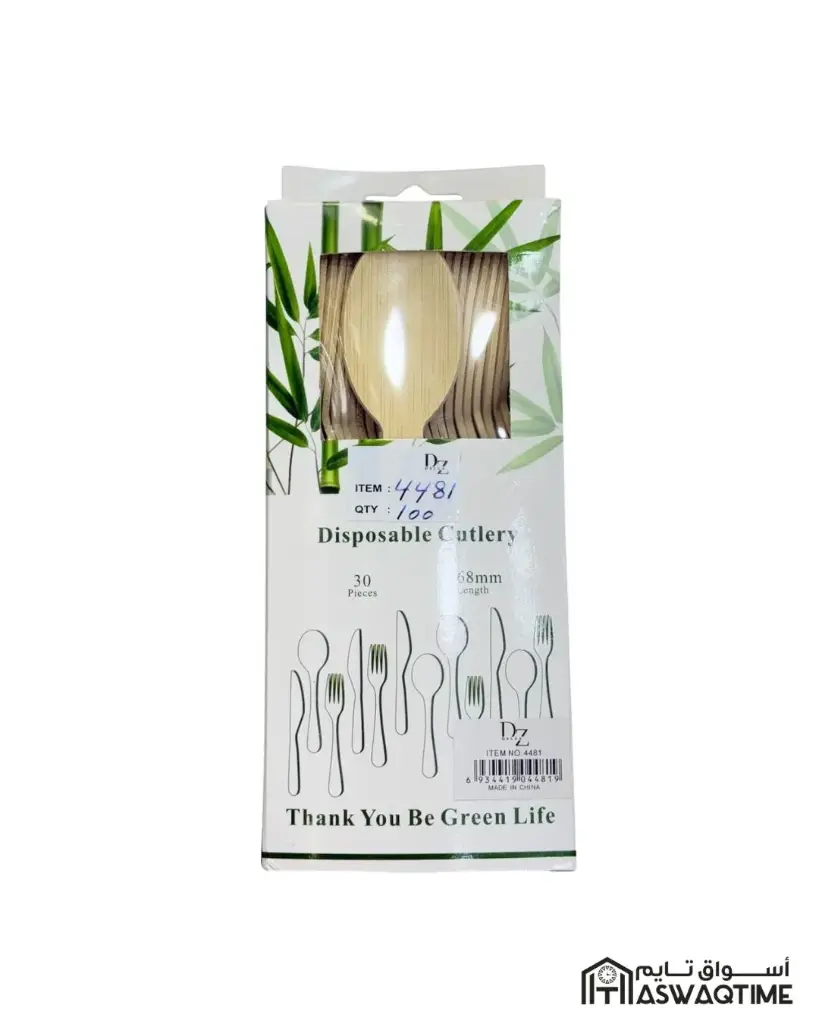 DELZA SPOON BAMBOO IN PACK