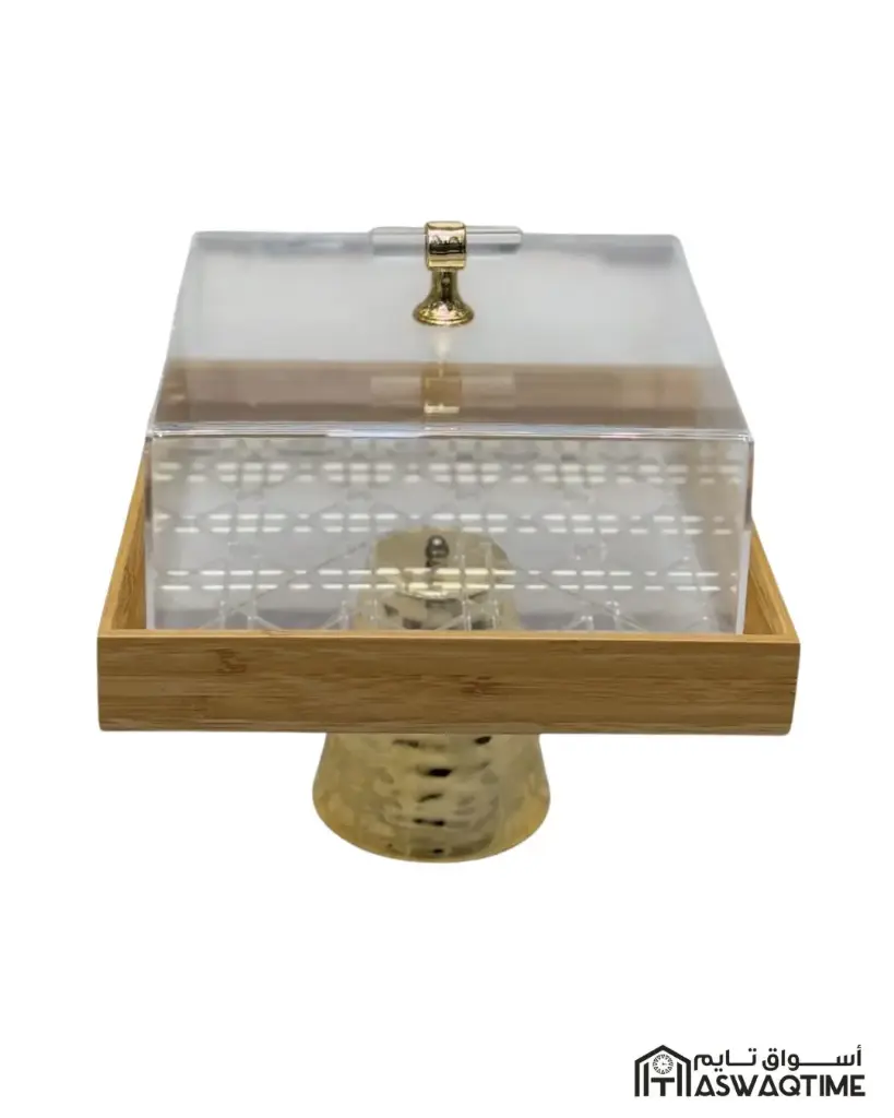 DELZA CAKE STAND SQUARE ACRYLIC