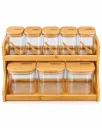 GERMAX 8PCS GLASS JARS