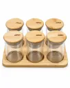 GERMAX 6PCS GLASS JARS