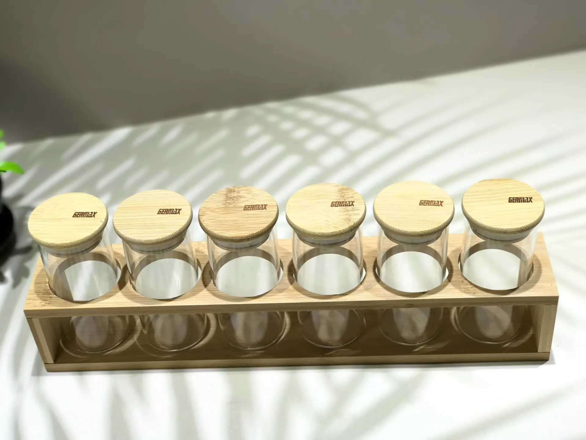 GERMAX 6PCS GLASS JARS