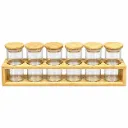 GERMAX 6PCS GLASS JARS