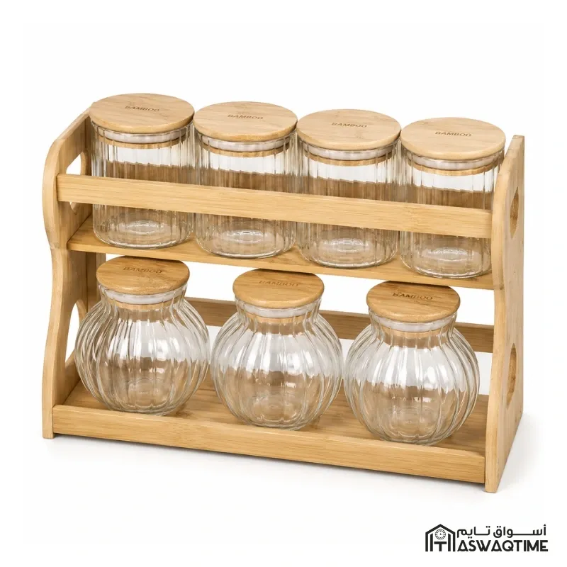 GERMAX 7PCS SPICE JARS