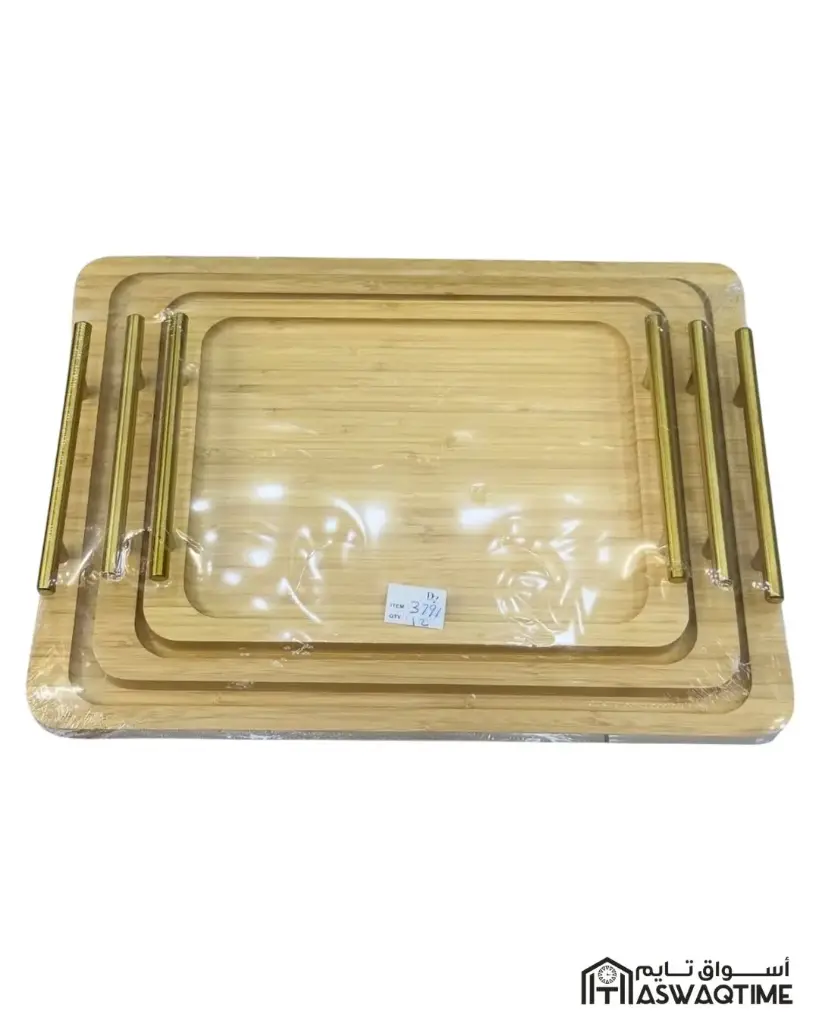 TRAY BAMBOO 3 PCS SET 3791