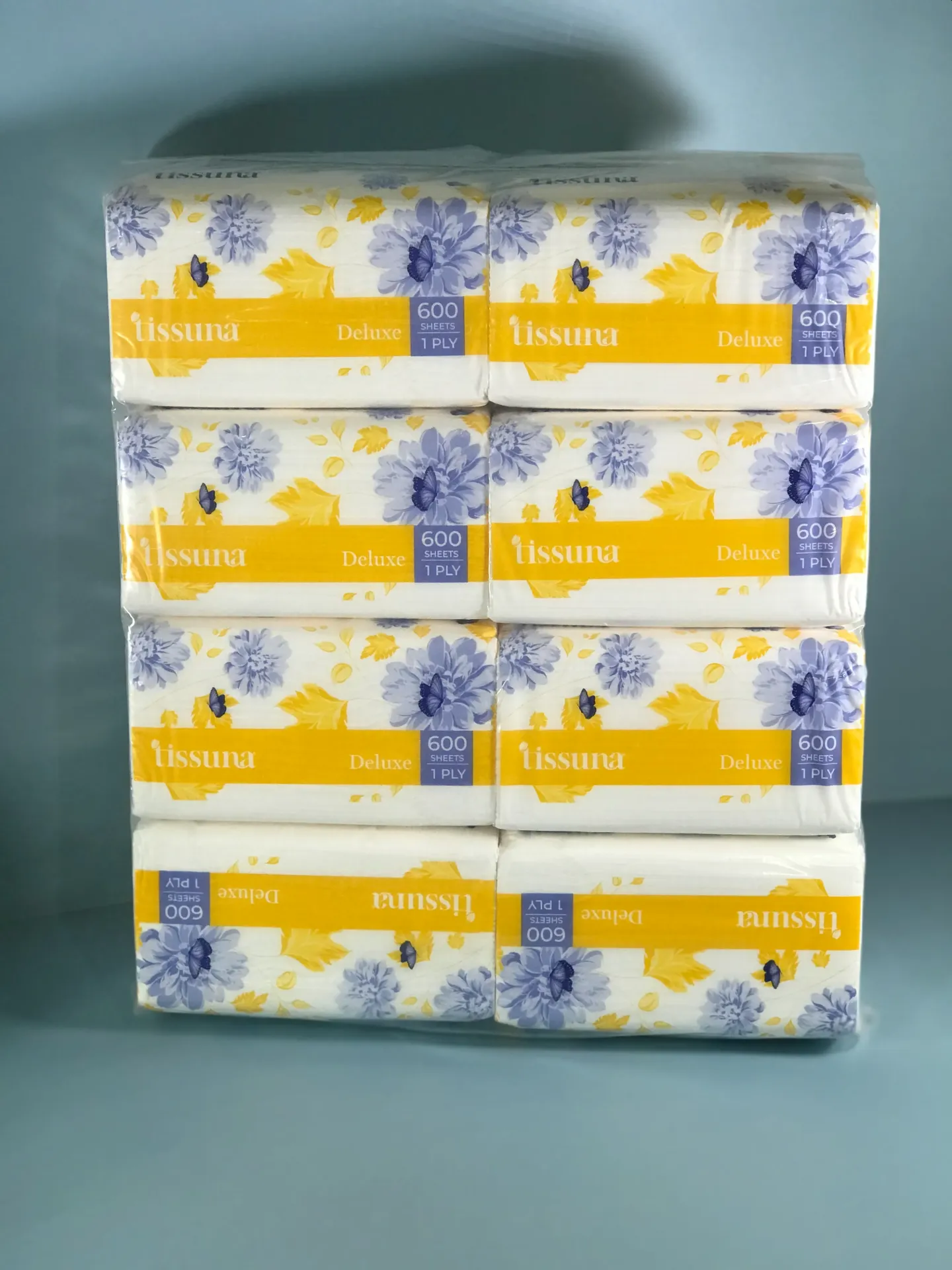 TISSUNA DELUXE FACIAL TISSUE SOFT 8x600S