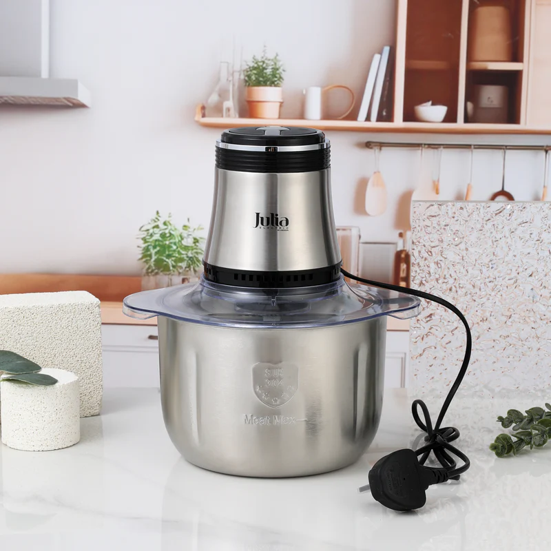 JULIA STAINLESS STEEL ELECTRIC CHOPPER-4L Julia25-065