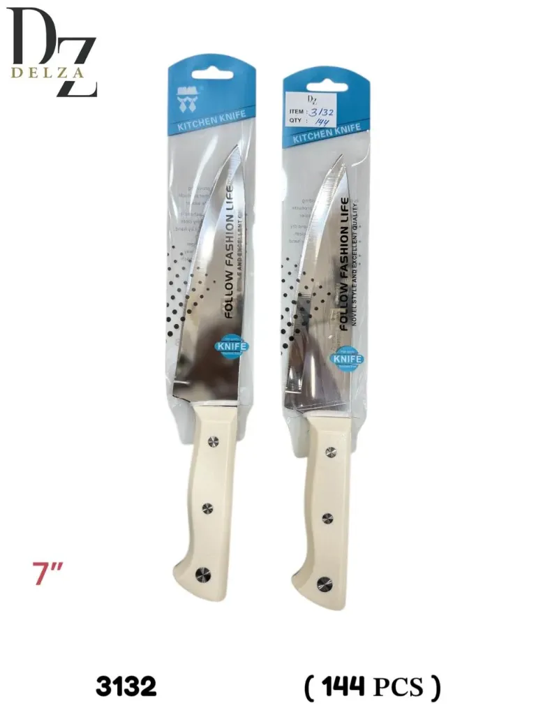 DELZA KITCHEN KNIFE 7" WHITE