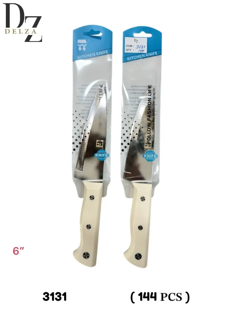 DELZA KITCHEN KNIFE 6" WHITE