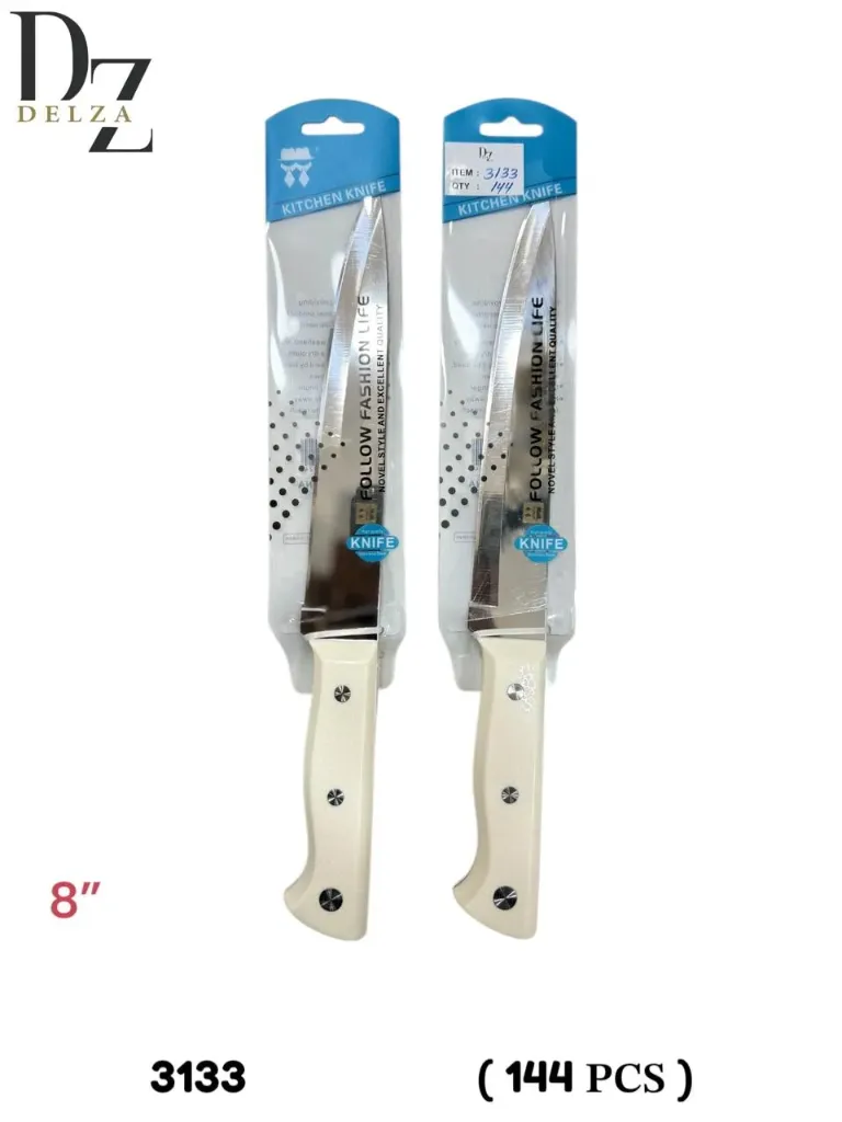 DELZA KITCHEN KNIFE 8" WHITE