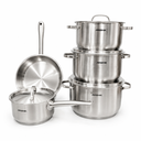 ARSHIA S/S 9 PCS COOKWARE SET