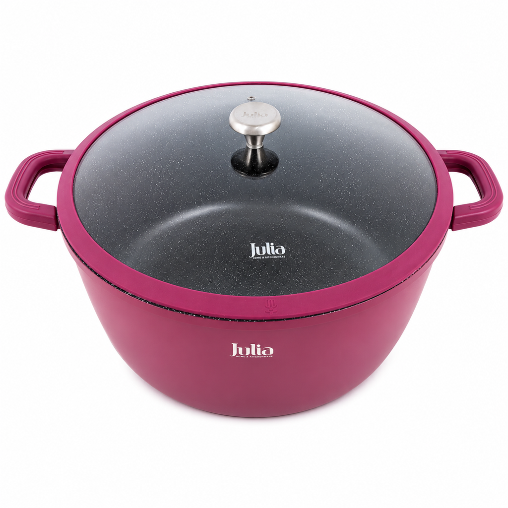JULIA ELITE BERRY CASSEROLE WITH LID 40CM