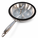 ARSHIA TRI-PLY S/S FRYPAN W/LID 24CM SS194-3963