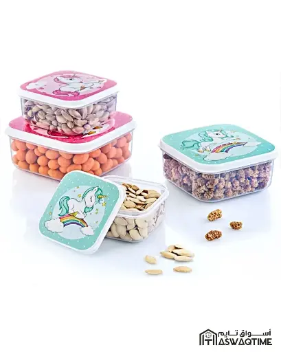 [02 0979] Hobby Life 4 PCS SQUARE FUNBOX STORAGE BOX