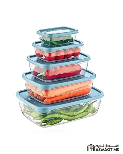 [02 1013] Hobby Life 5 PCS TREND STORAGE BOX  / 0.3 + 0.6 + 1.2 + 2 + 3 Ltr