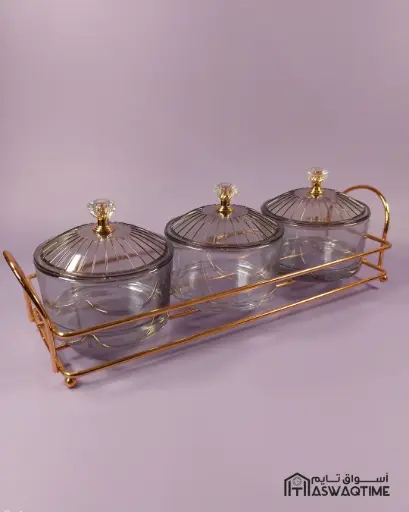 [YUN-24013] 7PCS SNACKS BOWL SET WITH METAL STAND