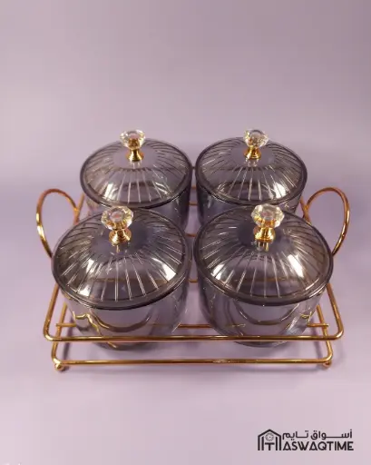 [YUN-24012] 9PCS SNACKS BOWL SET WITH METAL STAND