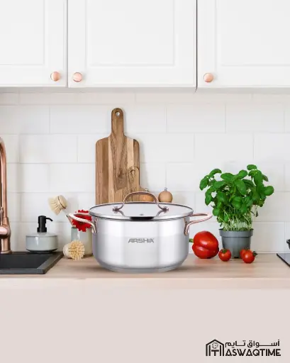 [JR-SS014-2972] ARSHIA CASSEROLE 18 CM COPPER 