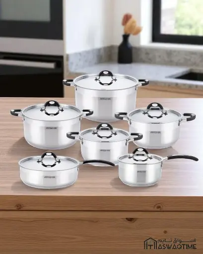 [JR-SS478-3319] ARSHIA S/S 16PC COOKWARE SET 