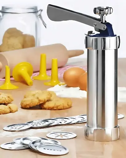 [YUN-24021] BISCUITS PRESS MOLD SET METAL