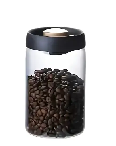 [YUN-GLA25220] GLASS CANISTER WITH LID SIZES 3