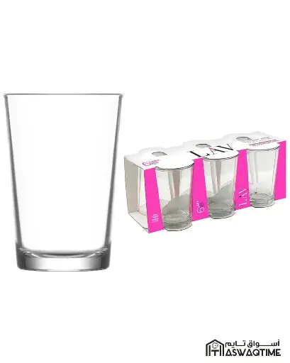 [LV-22010 SB1135ED ] LAV 6PCS LARA GLASS