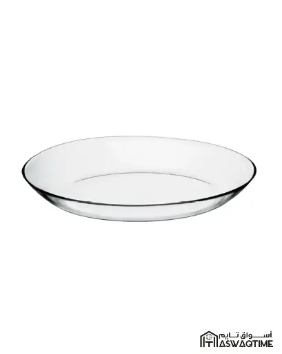 [PSB-10358] PASABAHCE INVITATION OVAL SERVING BOAT PLATE 25CM 1PC