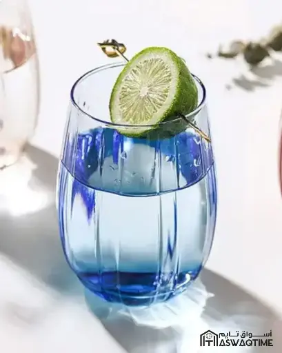 [PSB-420405T3] PASABAHCE LINKA TURQUOISE LONG DRINK GLASS 380 ML 3PCS