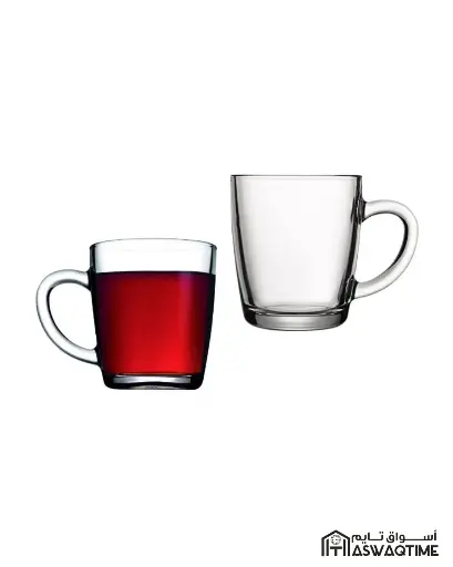 [PSB-55531İ] PASABAHCE BASIC MUG WITH HANDLE 6PCS 340ML