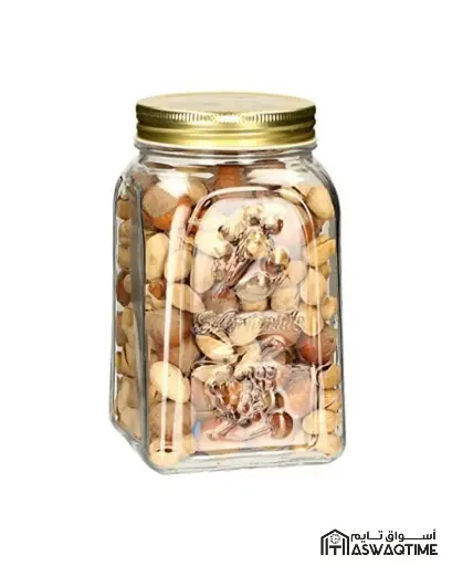 [PSB-80390 ] PASABAHCE HOMEMADE GLASS JAR WITH METAL LID 1500ML