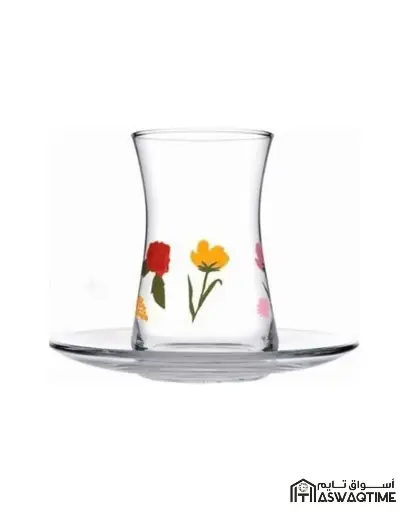 [PSB-95483ALH ] PASABAHCE HEYBELI TEA SET 12PCS 160ML