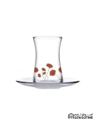 [PSB-95483GELİN ] PASABAHCE HEYBELI TEA SET 12PCS ~170ML