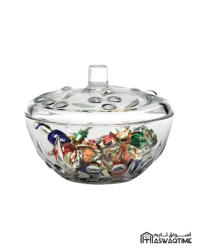 [PSB-97236 ] PASABAHCE PERLA SUGAR BOWL WITH LID Ø 14 CM