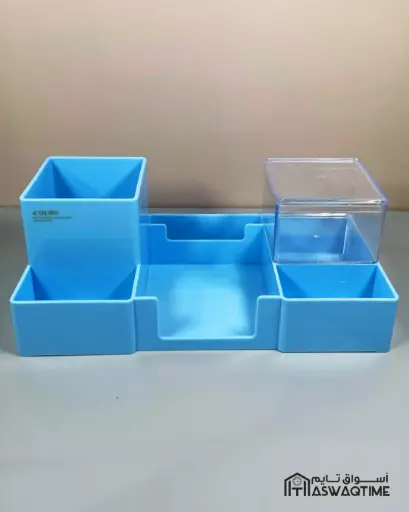 [MS07-DL3363] TRANSPARENT SQUARE BOX PEN HOLDER