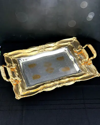 [GER-GER1840] GERMAX  GOLDEN TRAY 2 PCS