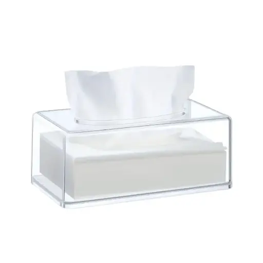 [DZ-1602] DELZA TRANSPARENT ACRYLIC TISSUE BOX