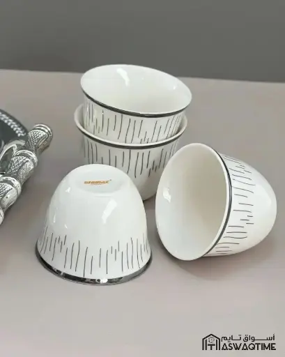 [GER-GER4447] GERMAX 80CC CAWA CUP SILVER 12PCS SET