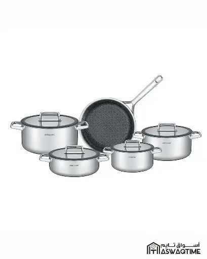 [JR-SS050-3543] ARSHIA 9PCS COOKWRE SET