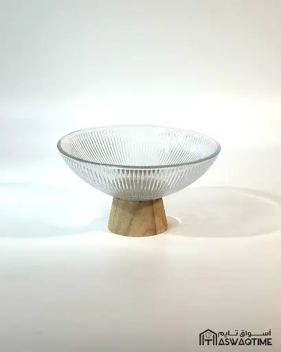 [SJ-HY578] IMCOSS BOWL WITH WOOD BASE 